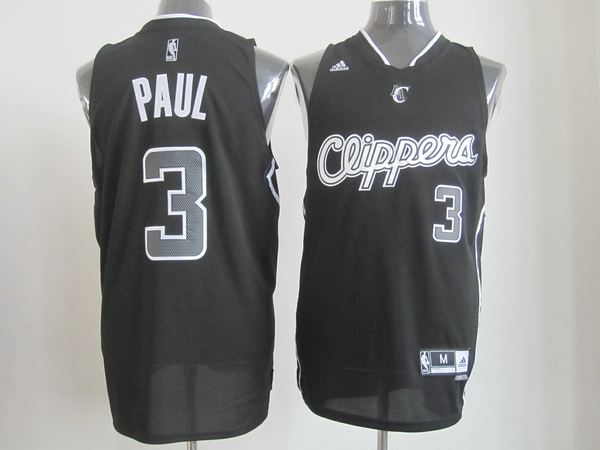  NBA Los Angeles Clippers 3 Chris Paul Black Swingman Jersey